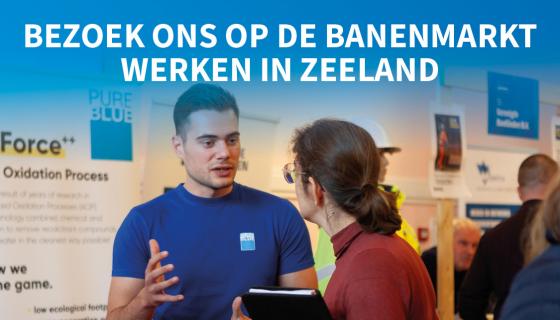 Bezoek op ons op de banenmarkt in Goes